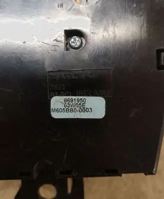 Volvo S60 Climate control unit 8691950 03W05E M605BB00003
