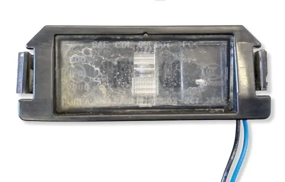 Hyundai i30 Number plate light 9250X2C7 A046695