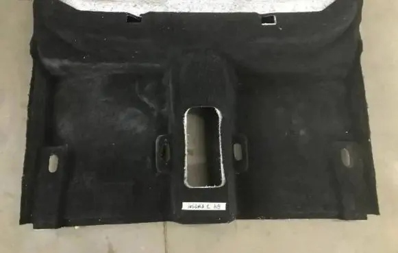 Opel Insignia A Rear floor carpet liner 