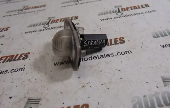 Toyota Sienna XL30 III Number plate light