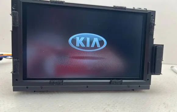 KIA Optima Radio/GPS head unit trim 96560D4850WK LAN6323EKJF
