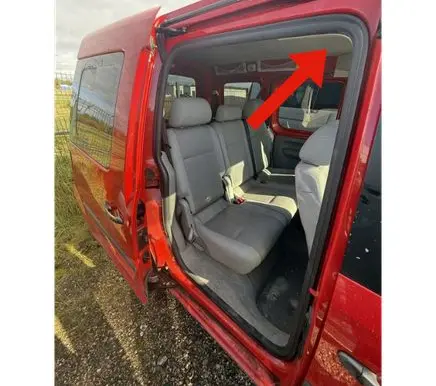 Volkswagen Caddy Sliding door rubber seal 