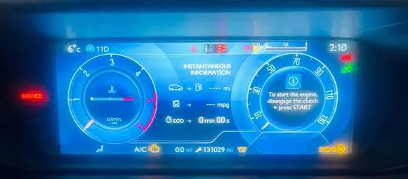 Citroen C4 II Picasso Tachometer 9814748680