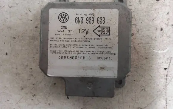 Volkswagen PASSAT B4 Airbag control unit/module 6N0909603 10960411 5WK4137