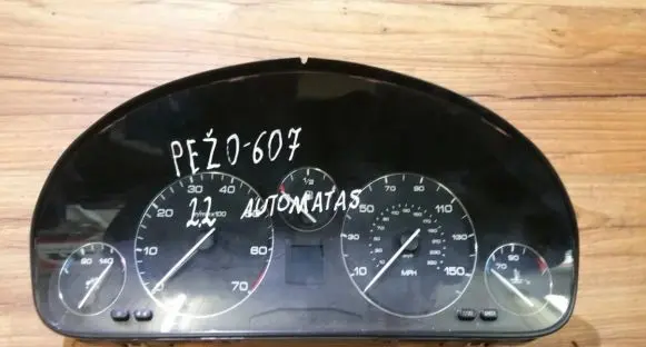 Peugeot 607 Speedometer (instrument cluster) 9629598680 110008883005