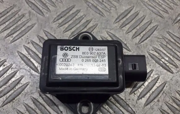 Audi A6 S6 C5 4B ESP acceleration yaw rate sensor 8E0907637A