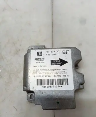 Opel Astra G Airbag control unit/module 09229302 330518650 BFS08594756