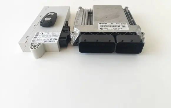 BMW 5 E60 E61 Engine ECU kit and lock set 7796678 0281012191 DDE7796678