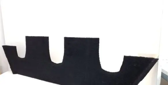 Tesla Model X Rear floor carpet liner 105607400J