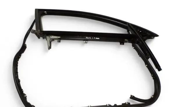 Audi A6 S6 C6 4F Front door window/glass frame 4F0837630 4F0867382C