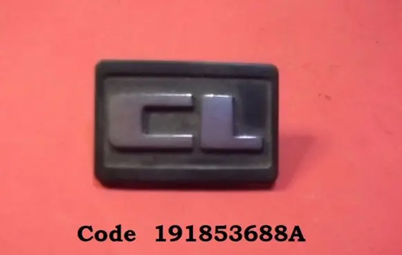 Volkswagen Golf II Fender model badge letters 191853688A