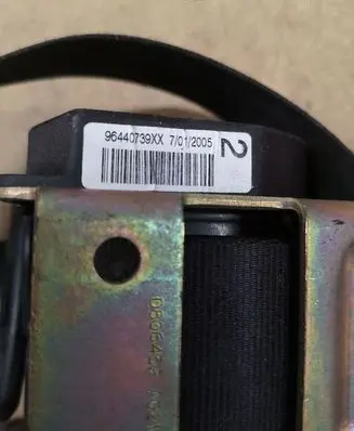 Peugeot 407 Rear seatbelt 96440739XX 5010580