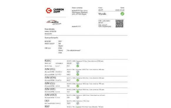 Opel Insignia A Fuel injector 0445110327