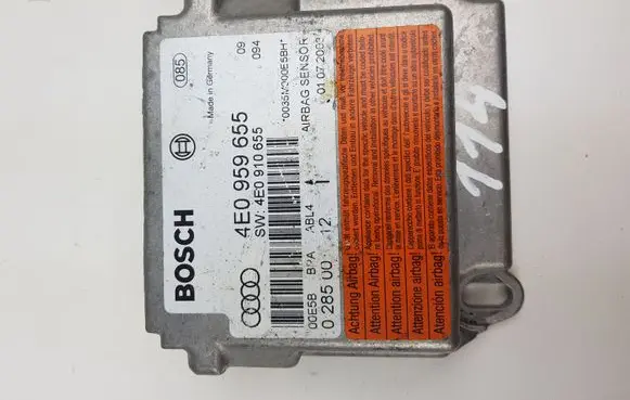 Audi A8 S8 D3 4E Airbag control unit/module 4E0959655 0285001512