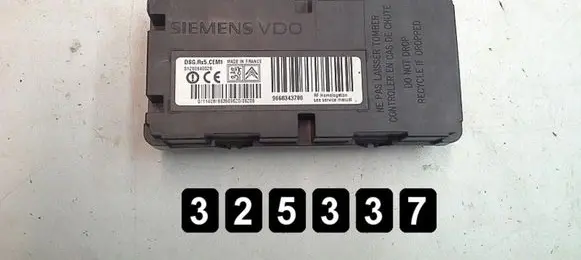 Peugeot 607 Tire pressure control unit 9660343780