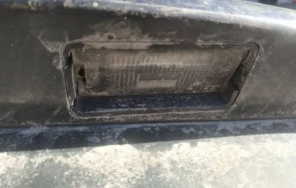 Seat Altea Number plate light