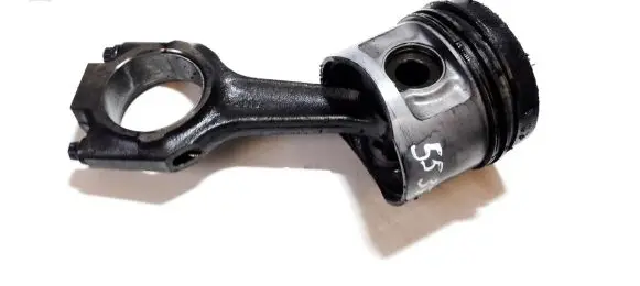Piston with connecting rod