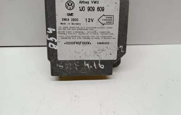 Volkswagen Golf IV Airbag control unit/module 1J0909609 34980305 5WK42800