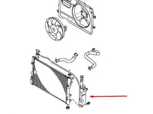 Mitsubishi Colt Windshield washer fluid reservoir/tank MN130400