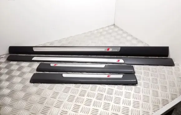 Audi A6 S6 C6 4F Front sill trim cover 4F0853374K 4F0853376E 4F0853375K