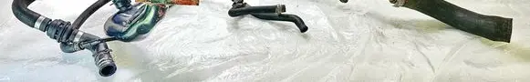 Audi A8 S8 D2 4D Engine coolant pipe/hose 07C121070F 4D0819405 4D0121439L