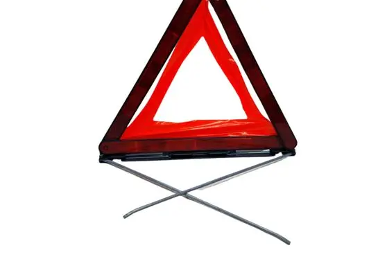 Emergency warning sign