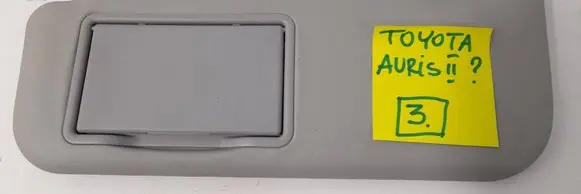 Toyota Auris E180 Sun visor 0000066