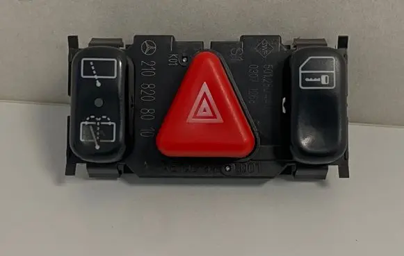 Mercedes-Benz E W210 Hazard light switch 2108208010
