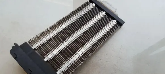 Electric cabin heater radiator