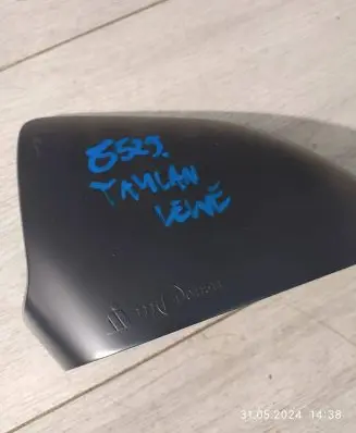 Porsche Taycan 9J1 Plastic wing mirror trim cover 992857537
