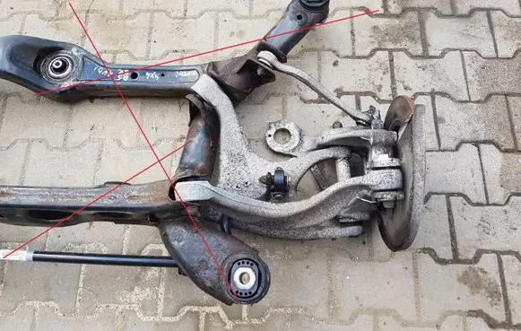 Audi Q5 SQ5 Rear suspension assembly kit set 8r0511305q