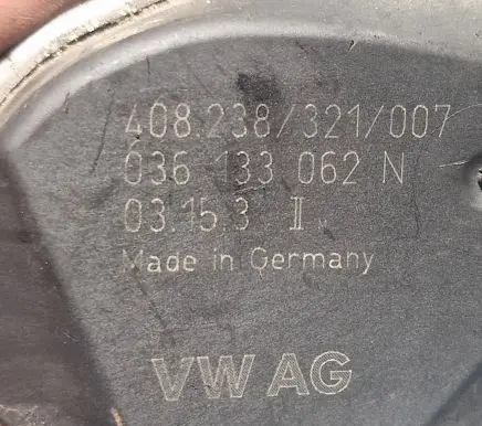 Audi A3 S3 8L Throttle valve 036133062N 03153