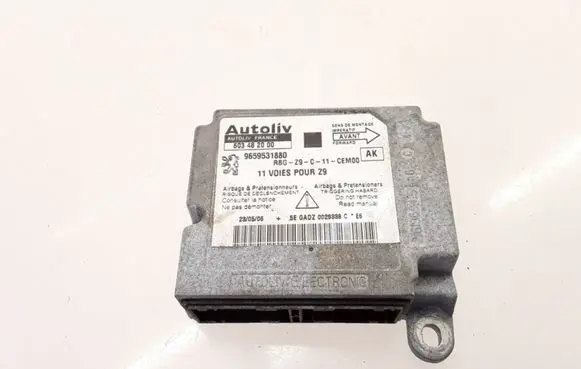 Peugeot 607 Airbag control unit/module 9659531880 603482000