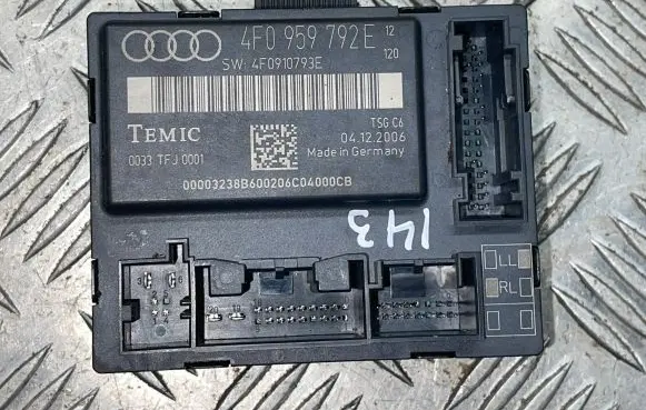 Audi A6 S6 C6 4F Door control unit/module 4F0959792E 4F0910793E 0033TFJ0001