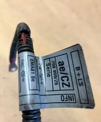 BMW 5 E60 E61 Glow plug wires 759959