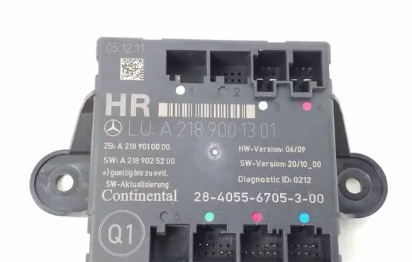 Mercedes-Benz CLS C218 X218 Door control unit/module A2189001301