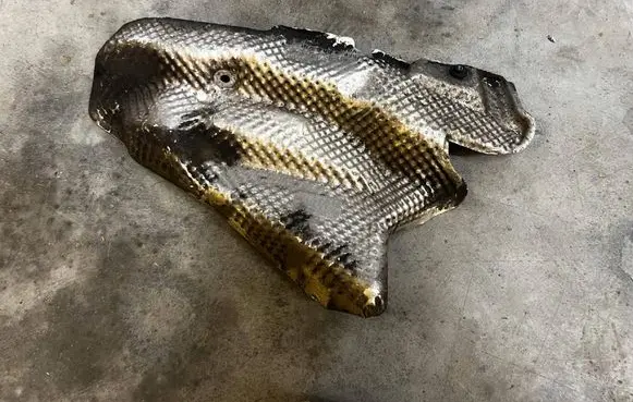 Porsche Macan (95B) Heat shield in engine bay 8R1399300A