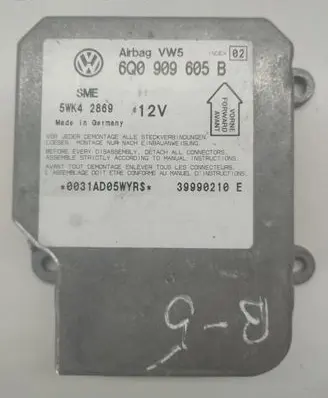 Volkswagen PASSAT B5 Airbag control unit/module 6Q0909605B 5WK42869 39990210E