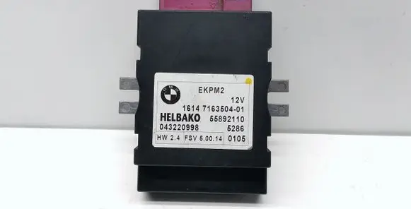 BMW 5 E60 E61 Fuel injection pump control unit/module 7163504 1614716350401