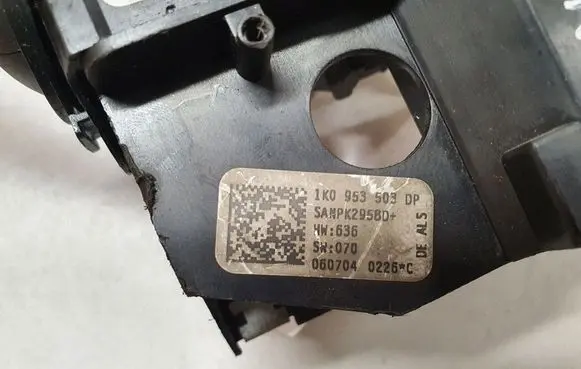 Seat Leon (1P) Wiper control stalk 1K0953503DP 1K0953519A