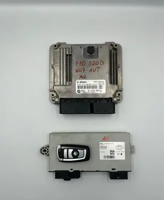 BMW 5 F10 F11 Engine ECU kit and lock set 8573257 031001503 0281019680