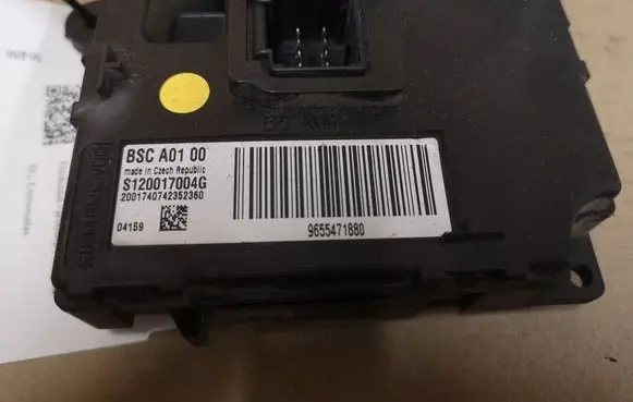 Peugeot 407 Tow bar trailer control unit/module S120017004G BSCA0100 9655471880