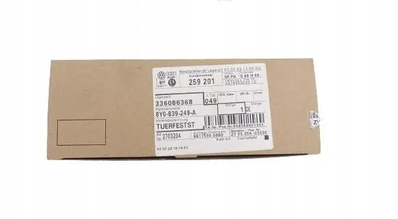 Audi A3 8Y Rear door check strap stopper 8Y0839249A
