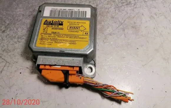 Peugeot 206 Airbag control unit/module 550541500