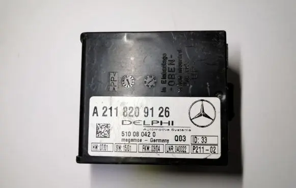 Mercedes-Benz E W212 Alarm control unit/module A2118209126 510080420