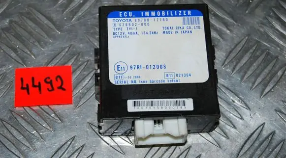 Toyota Corolla E120 E130 Immobilizer control unit/module 8978012160