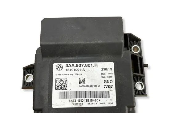 Volkswagen PASSAT B7 Hand brake control module 3AA907801H 18491001A 13515450