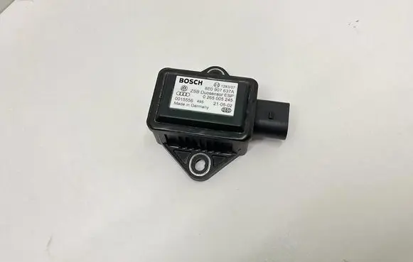 Audi A8 S8 D3 4E ESP acceleration yaw rate sensor 8E0907637A 0015556 0265005245
