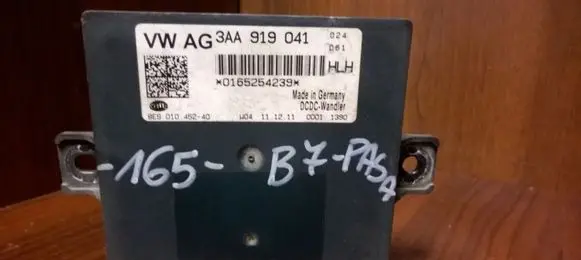 Volkswagen PASSAT B7 Other control units/modules 3AA919041