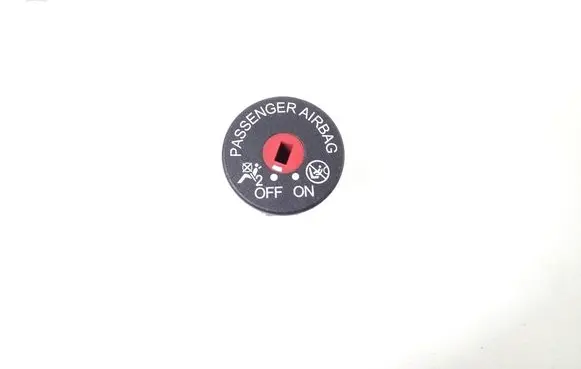 Passenger airbag on/off switch